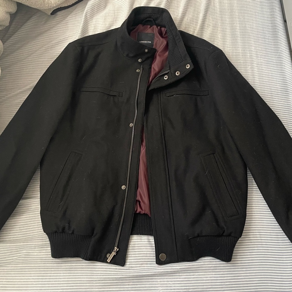 Men's Black Bomber Jacket